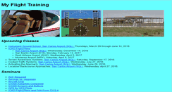 Desktop Screenshot of myflighttraining.org